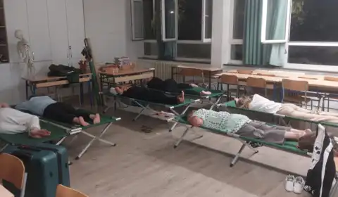 U Makarskoj smještene 54 osobe evakuirane zbog požara na području Omiša