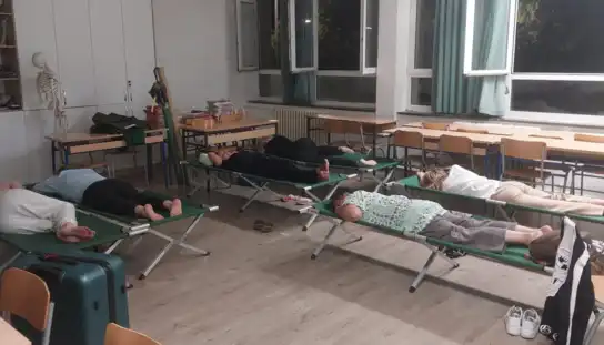 U Makarskoj smještene 54 osobe evakuirane zbog požara na području Omiša