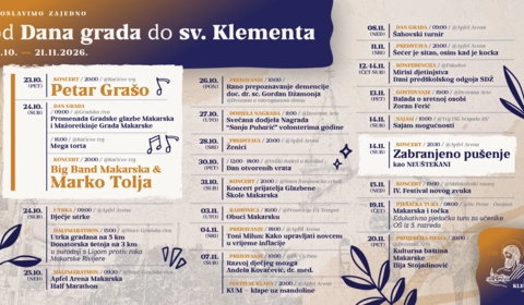 Makarska slavi: od Dana grada do blagdana sv. Klementa