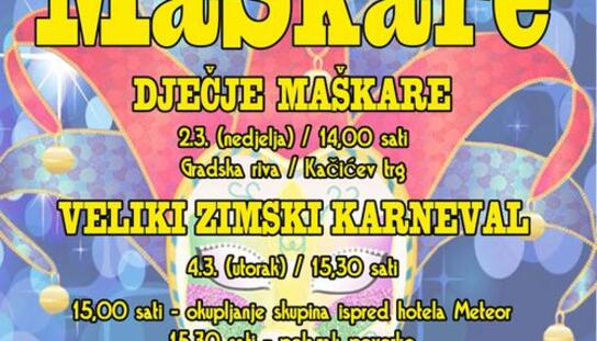 Nemojte zakasniti na Makarski zimski krneval: Prijave grupa u gradskoj knjižnici