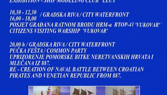 Program obilježavanja Dana Hrvatske ratne mornarice