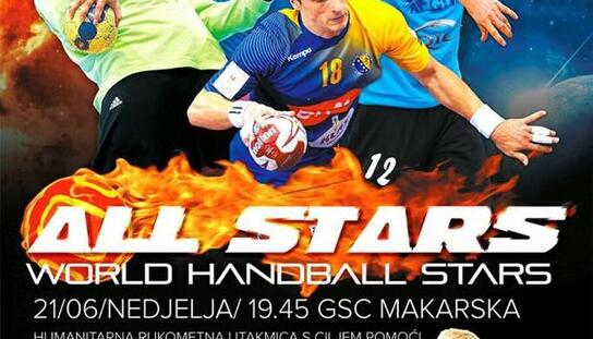 Fešta rukometa: Humanitarna All star utakmica za Sunce i Most večeras u Gradskoj sportskoj dvorani