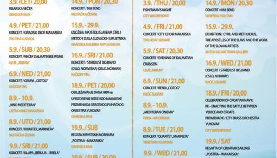 Koncertom Disco Inferna na Kačićevom u srijedu započinje program rujanskih događanja