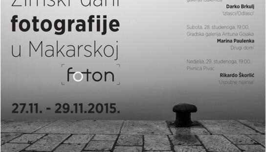 Foton 27.11. – 29.11. -  6. Dani fotografije u Makarskoj