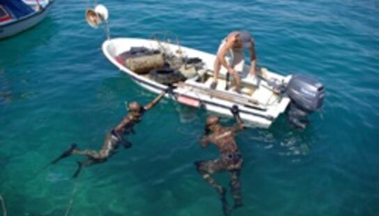 Akcija čišćenja podmorja makarske luke 9. svibnja