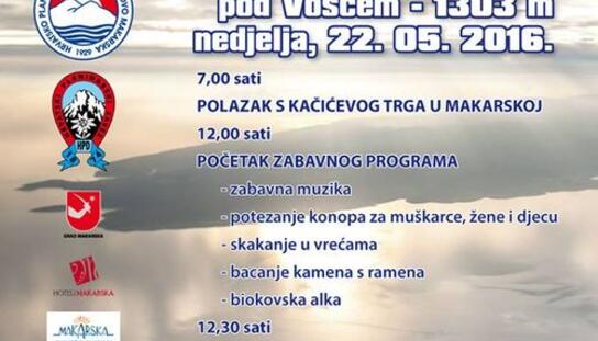 Tradicionalni svibanjski uspon na Biokovo 22. svibnja: Polazak u 7 sati s Kačićeva trga