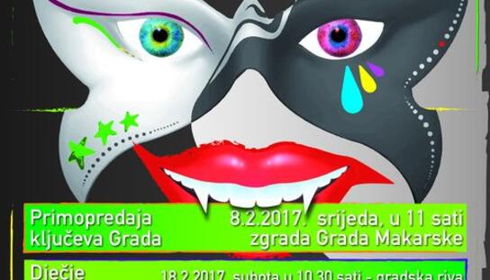 Zimski karneval u Makarskoj: Primopredaja ključeva Grada 8. veljače