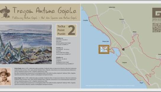 •	Petak, 7. travnja: Puštanje u rad tematske pješačko-biciklističke staze „Tragom Antuna Gojaka“