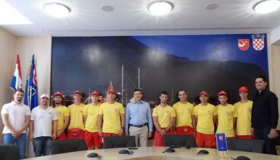 Prijem gradonačelnika Jure Brkana povodom početka rada Spasilačke službe