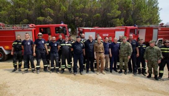 Podrška vatrogascima na Makarskom primorju: Požarište posjetio i potpredsjednik Vlade RH Damir Krstičević
