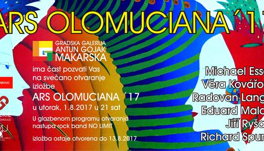 Kulturna suradnja gradova prijatelja: Izložba čeških umjetnika „Ars Olomouca ´17“ od 1. do 13. kolovoza u Gradskoj galeriji Antun Gojak