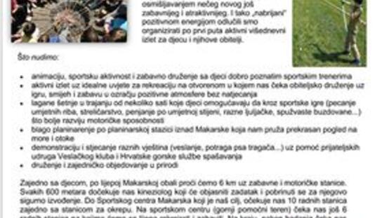 Sportska piramida organizira još jedan aktivni vikend: Prijavite se na vrijeme i sudjelujte u jedinstvenom sportskom-rekreacijskom izletu 14. i 15. travnja