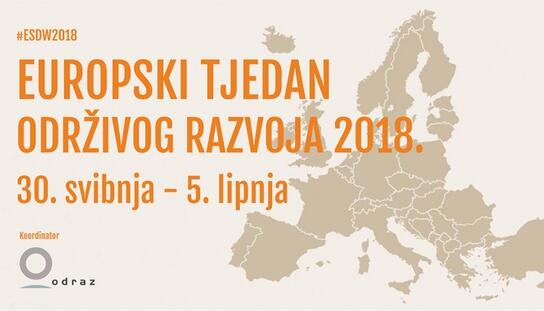 Tjedan održivog razvoja: Kreativne radionice pod motom „Obnovi i ponovno upotrijebi“  30. svibnja na platou Astro parka, predavanje ,,Održivi turizam'' 4. lipnja u gradskoj vijećnici