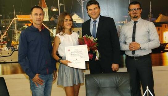 Prijem gradonačelnika za atletičarku Klaru Andrijašević: Sjajni rezultati kao nagrada za naporan rad i velika odricanja