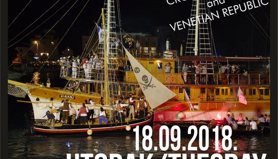 Spektakl povodom proslave Dana HRM-a: Uprizorenje bitke između Neretvanskih Hrvata i Mlečana u gradskoj luci