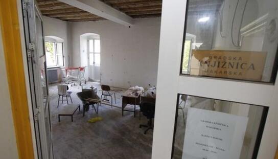 Započeli radovi: Prostor Gradske knjižnice Makarska bit će potpuno obnovljen do kraja ove godine