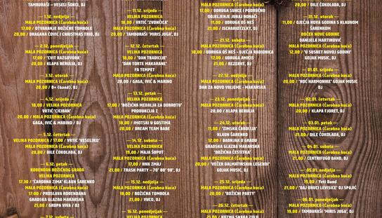 Od 30. studenog do 6. siječnja: Program događanja manifestacije Advent u Makarskoj - BOŽIĆNI GRAD 2019.