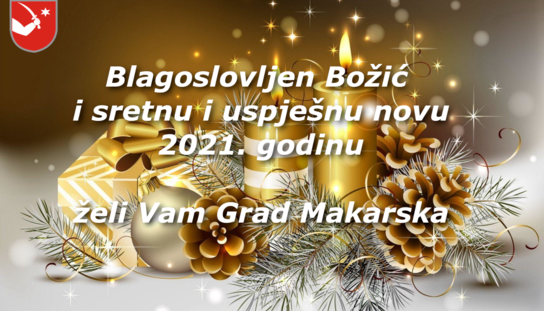 Čestitka Grada Makarske: Sretan Božić!