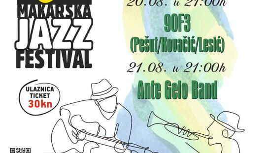 Od 19. do 21. kolovoza: 8. Makarska Jazz festival otvara Elvis Stanić Group