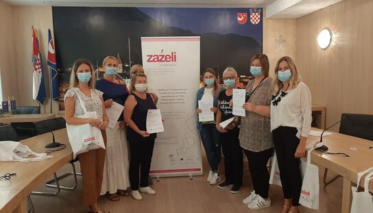 Potpisani ugovori o radu sa preostalih šest žena u projektu ,,Zaželi u Makarskoj''