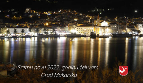 Sretnu novu 2022. želi vam Grad Makarska